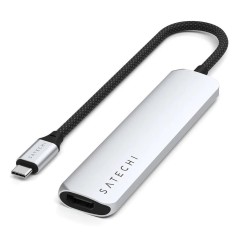 Satechi Interface Hub USB Type-C - Upgrade Your Connectivity with Versatile Ports and Sleek Design (ST-P6S)